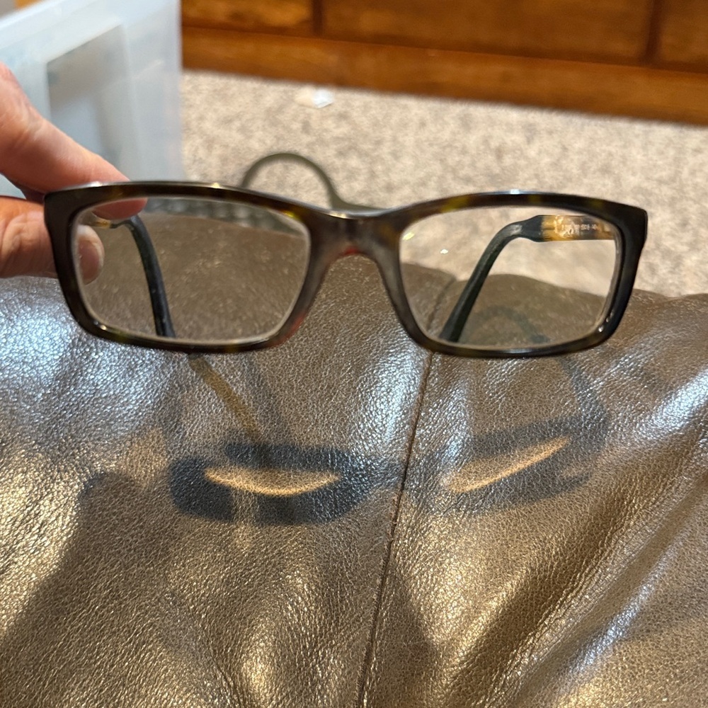 Burberry Men's Glasses in Black and Tan - Picture 4 of 4